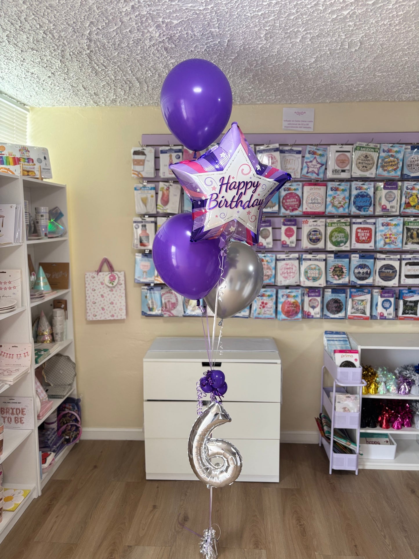 Arreglo de globos con helio- HBD Plus