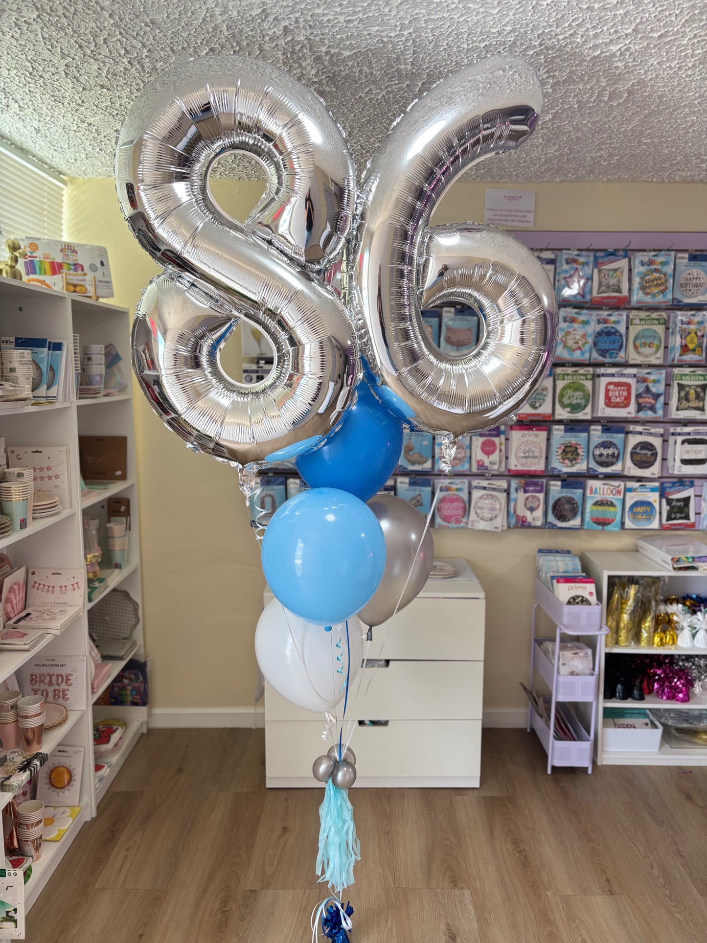Arreglo de globos con helio- Clásico