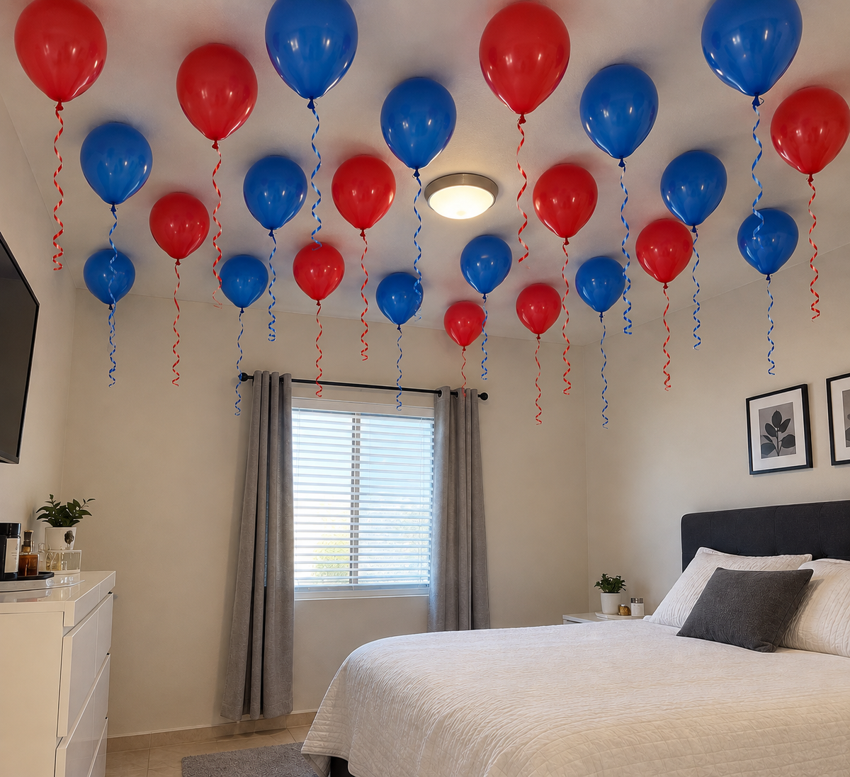 Globos de látex sueltos