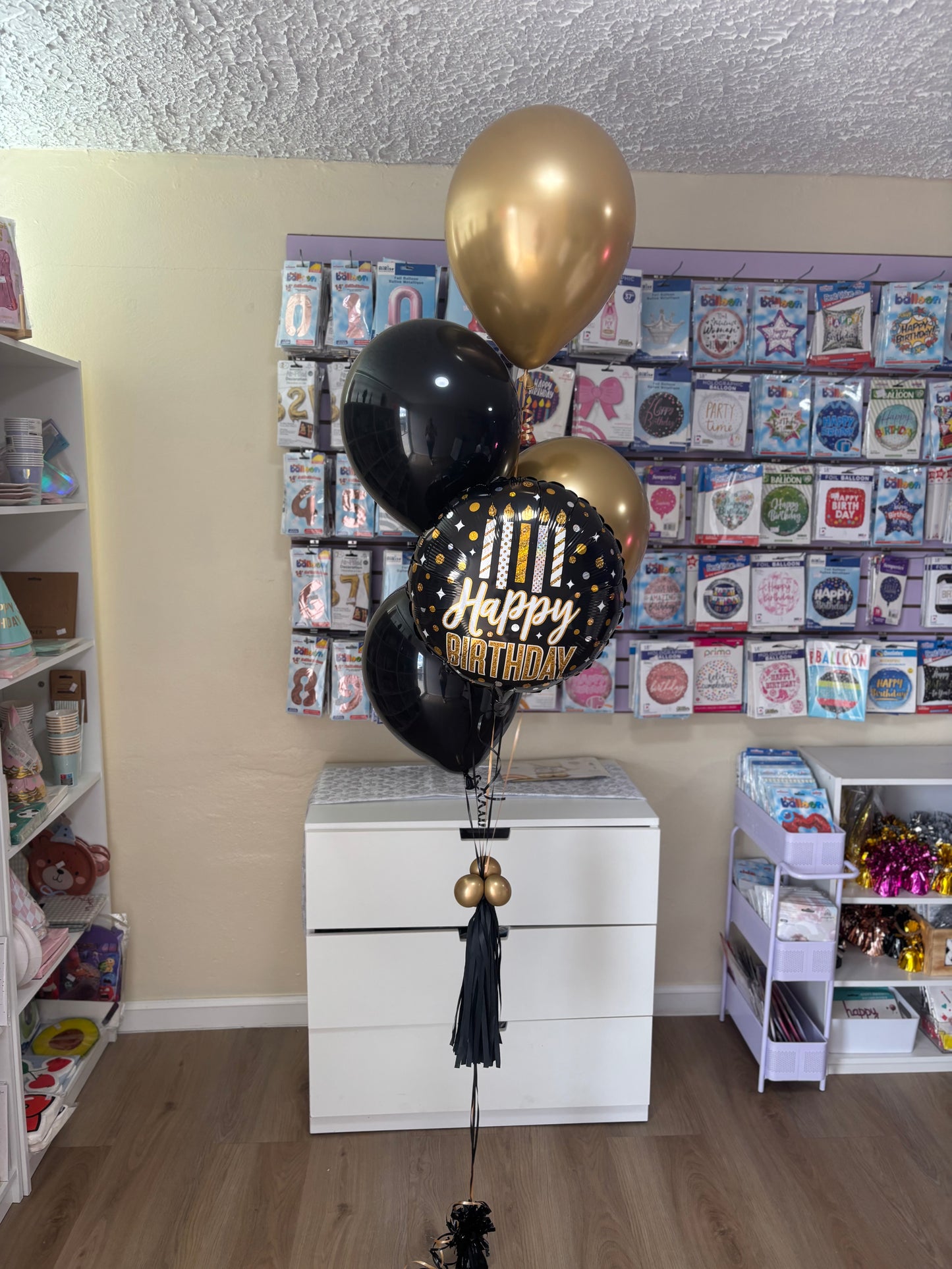 Arreglo de globos en helio- HBD