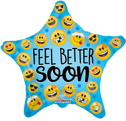 18" Feel Better Smiles Balloon