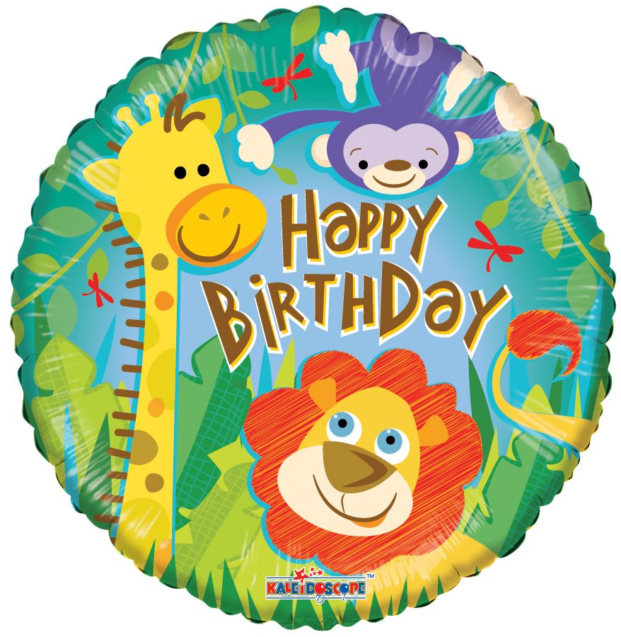 18" Safari Birthday Balloon