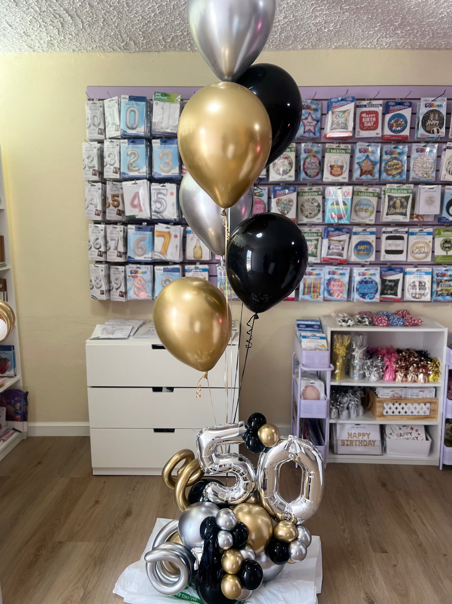 Mini Balloons Bouquet para piso