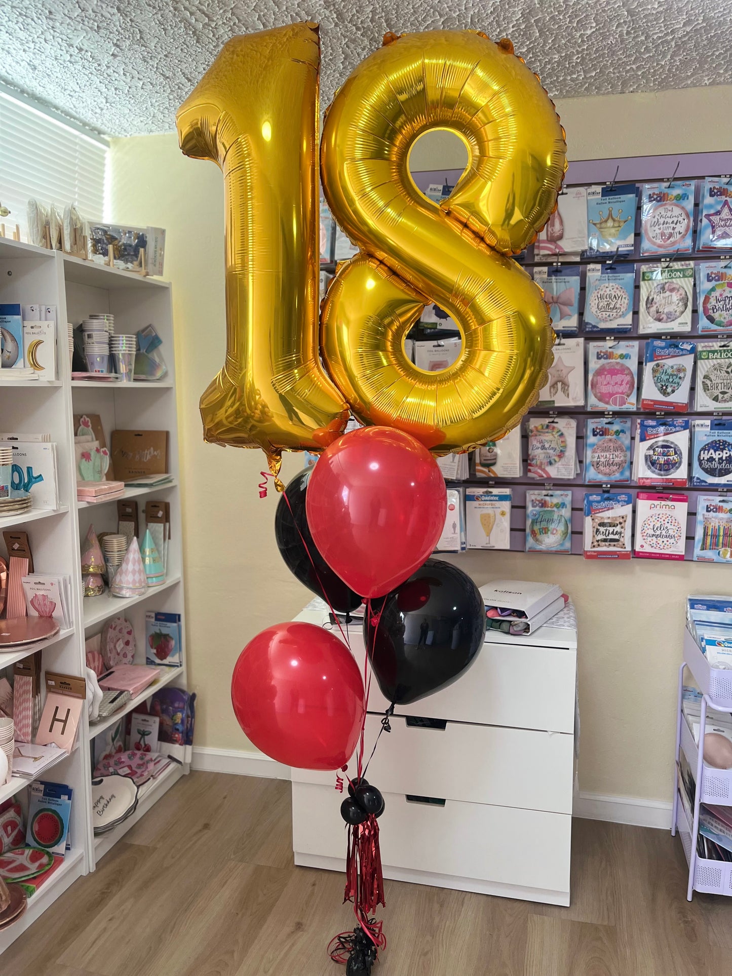 Arreglo de globos con helio- Clásico