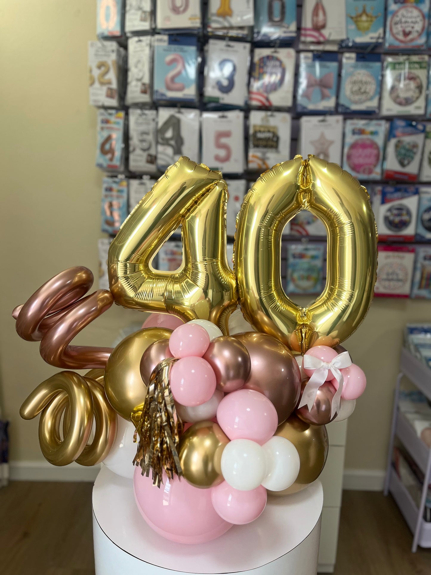 Mini Balloons Bouquet con números