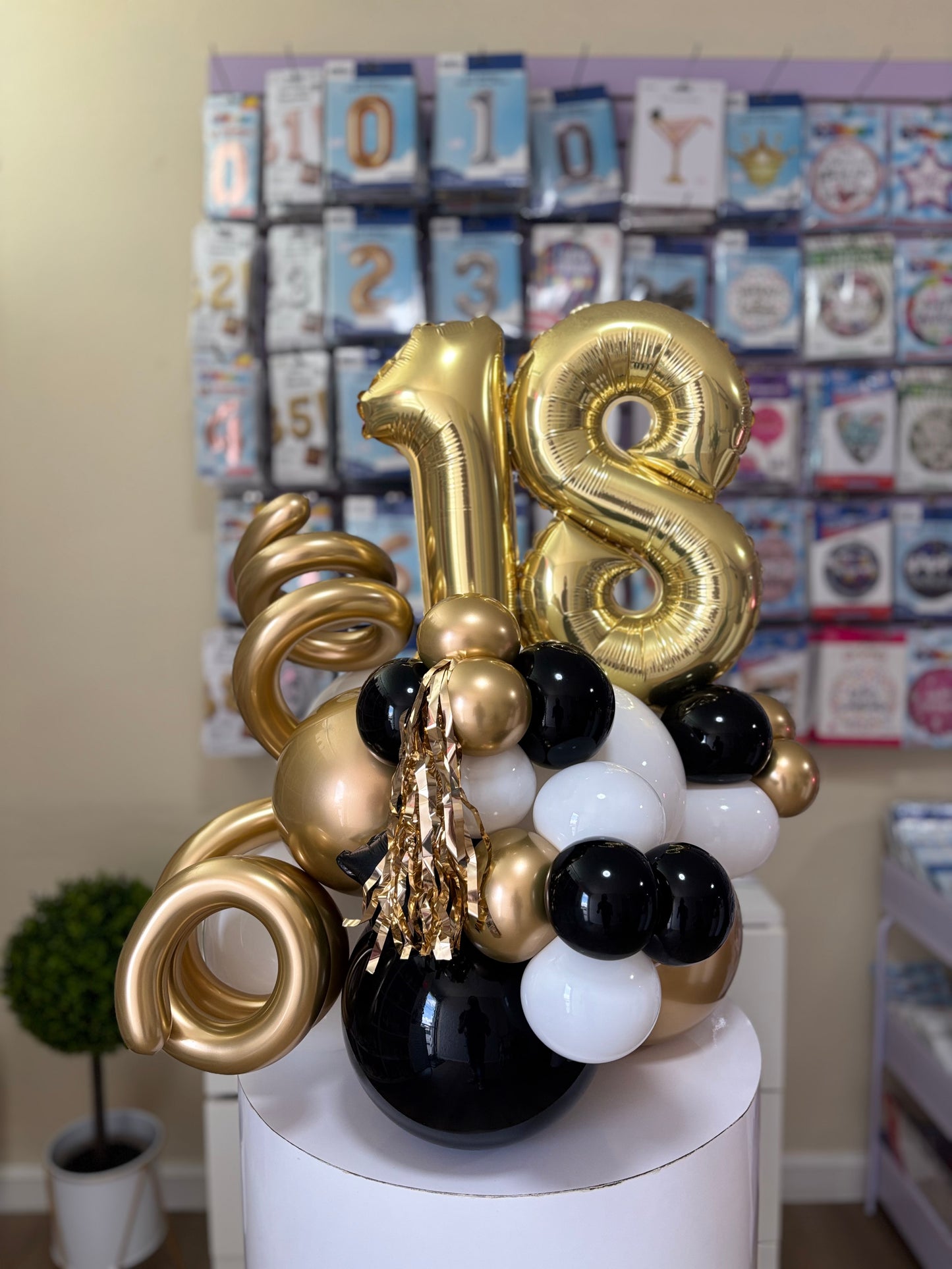 Mini Balloons Bouquet con números