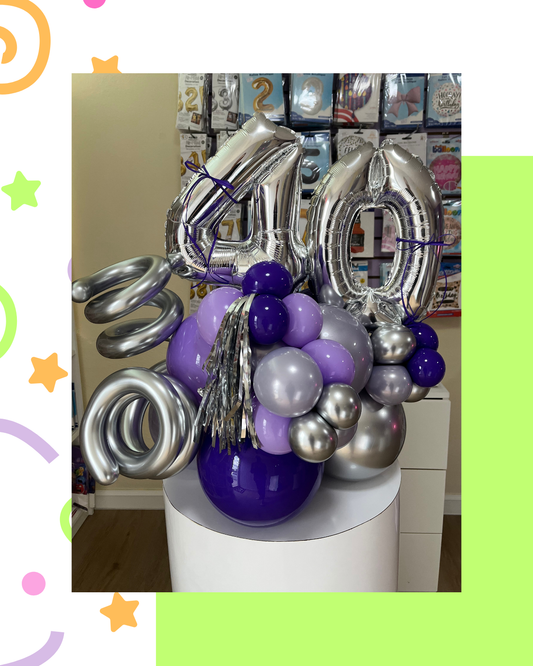 Mini Balloons Bouquet con números