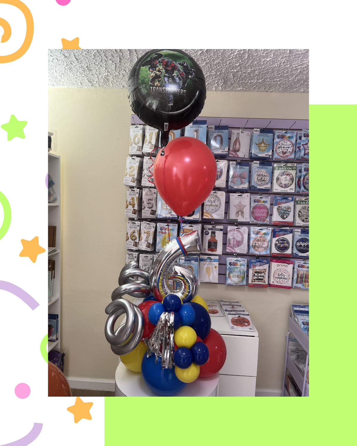 Mini Balloons Bouquet Temático de (1) Número