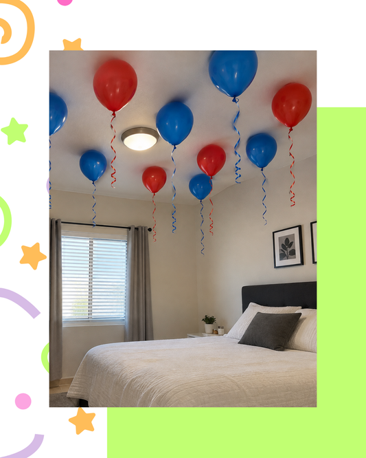 Globos de látex sueltos